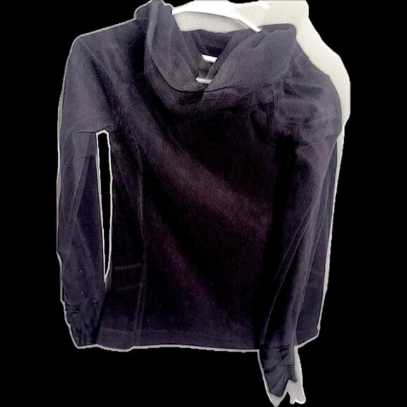 Vintage Black cowl neck oversized small men’s Owens style design kangaroo pocket - Picture 7 of 7